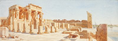 Temple at Kom-Ombo, Upper Egypt by John Somerscales